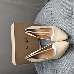 J. CREW Micro Suede Pumps
